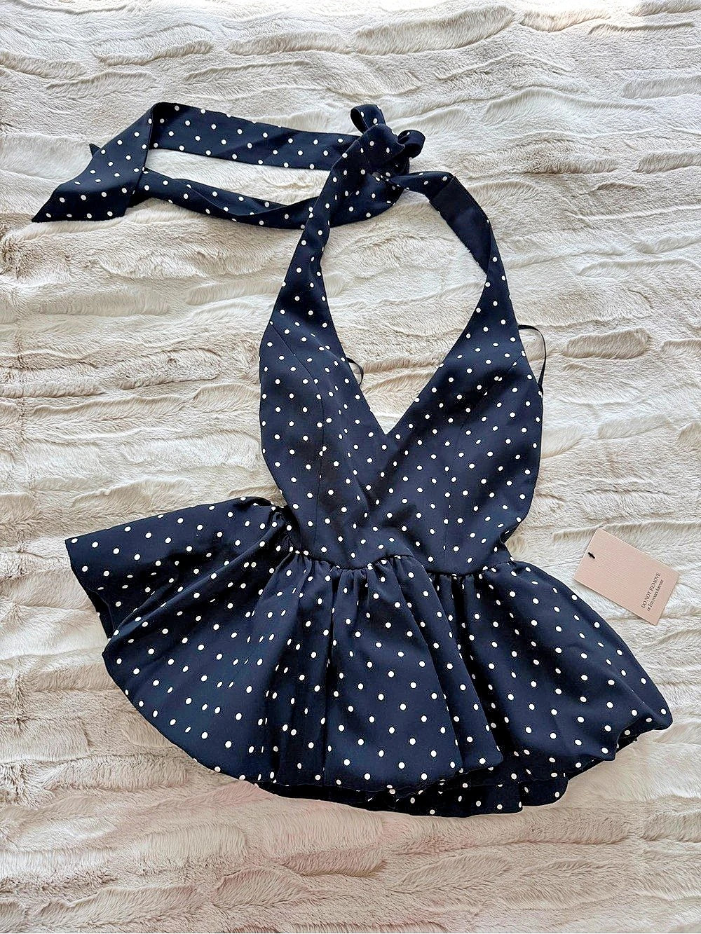 Odd Muse The Ultimate Muse Polka Dot Wide-Leg Jumpsuit Size XS NWT